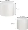Zestaw stolików kawowych Vicco Giva Biały 48 x 48 cm, Model Podgląd zdjęcia produktu 3