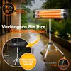 TRESKO Infrarood warmtestraler, 2500 W, met Productafbeelding-voorbeeld 4