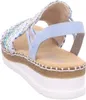 Rieker Damen Sandalette Blau/Bunt Voir les images du produit 23