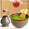 Set Matcha "Uji" con ciotola, frustino e supporto – set Anteprima dell’immagine prodotto 1