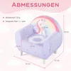 GOPLUS Kindersofa Unicorn, Kindersessel mit Atmungsaktivem Produktbild-Vorschau 5