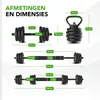 Tunturi Halterset en Dumbbells Vinyl 20 kg – Gewichten Set Productafbeelding-voorbeeld 7