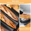 Baguette Backblech 4 Brotrillen Baguetteform mit Produktbild-Vorschau 5