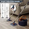 COSTWAY Mop+wiadro 4L, mop płaski z wyciskaczem, głowica Podgląd zdjęcia produktu 2