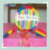 Relaxdays Piñata voor een verjaardag, met stok en masker, Productafbeelding-voorbeeld 2