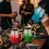 Relaxdays Trinkgläser mit Deckel & Strohhalm, 4er Set, 500 Produktbild-Vorschau 3