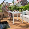 Relaxdays Gartentisch Holzoptik, Balkontisch wetterfest, Produktbild-Vorschau 3