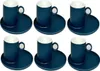 Tasses à café élégantes 12 pièces en porcelaine avec Voir les images du produit 2