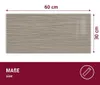 Selbstklebende Wandpaneele 10er Set 30x60 cm – Produktbild-Vorschau 2