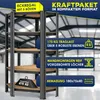 MASKO® Eckregal Lagerregal Schwerlastregal, Kellerregal, Produktbild-Vorschau 2