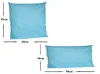 2er Set Outdoor Lounge Kissen Set 45x45cm + 30x50cm Produktbild-Vorschau 3