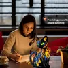 Tier Buntglas Nachtlicht - Vintage Buntglas Katzenlampe Produktbild-Vorschau 3