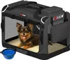 CADOCA® Cage de transport S Anthracite pour animaux chien Voir les images du produit 1