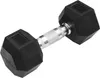 TRENDY SPORT Hex Dumbbell Hantel sechseckig schwarz 2 kg Produktbild-Vorschau 1