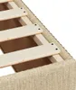 vidaXL Bettgestell ohne Matratze Creme 180x200 cm Stoff Produktbild-Vorschau 7