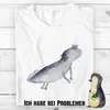 Mr. & Mrs. Panda Größe XXL T-Shirt Axolotl Schwimmen - Weiß Produktbild-Vorschau 3