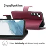imoshion Luxe Bookcase pre Samsung Galaxy S23 - Bordeaux Náhľad obrázku produktu 5