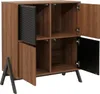 Commode HWC-O40, Armoire Sideboard Highboard avec portes Voir les images du produit 3