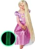 Dlhá Rapunzel™ parochňa pre deti 80 cm blond Náhľad obrázku produktu 3