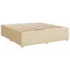 Maison Exclusive - Boxspringbett mit Matratze Creme 180x200 Produktbild-Vorschau 8