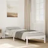 Massivholzbett Extra Lang ohne Matratze Weiß 90x220 Produktbild-Vorschau 2