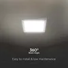 LED Solution Bílý přisazený LED panel hranatý 220 x 220mm Náhled obrázku produktu 10