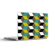 MuchoWow® Laptop Aufkleber Sticker Cover Blöcke - Muster - Produktbild-Vorschau 1