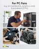 Goobay PC Lüfter Stromkabel Verlängerung, 3 Pin Produktbild-Vorschau 6