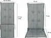Gartenstuhl-Sitzpolster 117 x 49 x 6 cm Steg & Produktbild-Vorschau 7