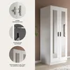 Garderobenschrank Kleiderschrank Visby | mit Spiegel | weiß Produktbild-Vorschau 7
