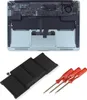 A disassembled laptop battery and screwdrivers are shown. Produktbild-Vorschau