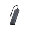 Rapoo USB-C Multiport Adapter 6-in-1, grau Produktbild-Vorschau 2