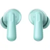 A pair of green wireless earbuds. Produktbild-Vorschau
