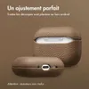 Étui Accezz Echt Leren pour les Apple AirPods Pro 3 - Taupe Voir les images du produit 4
