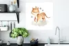 MuchoWow® Poster Fuchs - Dschungel - Sterne 50x50 cm - Produktbild-Vorschau 3