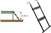 EXIT Trampoline Ladder Framehoogte 65-80cm – Trampoline Voir les images du produit 2
