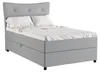 Boxspringbett, 120cm x 200cm, Grau, mit Bettkasten, Produktbild-Vorschau 2