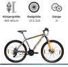 Zündapp FX27 Mountainbike grau/orange Produktbild-Vorschau 3