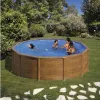 Stahlwandpool Set (5-teilig) hoch rund 460 x 120 cm, Stahl Produktbild-Vorschau 9