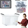 Przezroczysty Kontener Na Kołach 578X379X379Mm Podgląd zdjęcia produktu 13