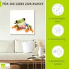 ARTland Leinwandbild Großaufnahme eines Frosches vor weiß Produktbild-Vorschau 2