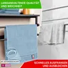 4er Set Duschtücher Plain hellblau 70x140 : 70x140 : Produktbild-Vorschau 5