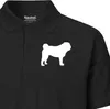 Huuraa Damen Polo Shirt Mops Silhouette XL Black Bio Produktbild-Vorschau 2