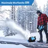 Izrielar Akku-Schneefräse 21V, maximale Wurfweite 8 m, Produktbild-Vorschau 4