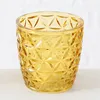 LS-LebenStil 4´er Set Glas Teelichthalter Retro Gelb 7cm Produktbild-Vorschau 6