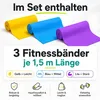 3er-Set Fitnessband Gymnastikband Widerstandsband wie Produktbild-Vorschau 4