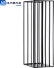 A black metal firewood rack with a white background and a brand logo in the top left corner. Náhled obrázku produktu