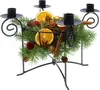 Metallkerzenständer - Weihnachten - schwarz - ca. 25cm hoch Produktbild-Vorschau 3