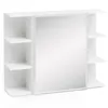 Nástěnná skříň WL5.754 Bílá 80x64,5x20cm Dřevotřísková Náhled obrázku produktu 1