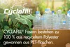 Plastic bottles in a cardboard box with green foliage in the background. Produktbild-Vorschau